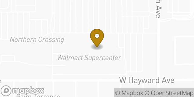 Map showing the location of Walmart in Glendale, AZ 85301