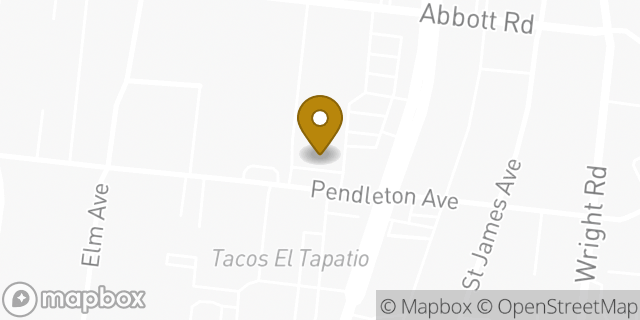 Map showing the location of AutoZone in Lynwood, CA 90262