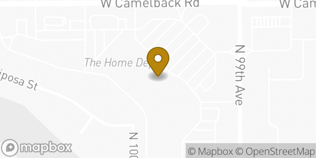 Map showing the location of Penske Truck Rental in Phoenix, AZ 85037