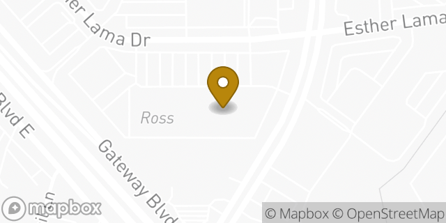 Map showing the location of FedEx ShipSite in El Paso, TX 79936