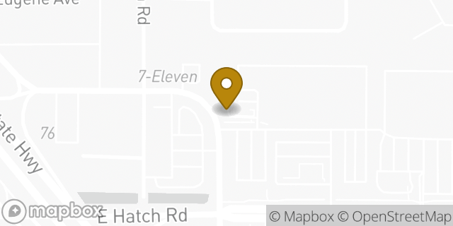 Map showing the location of Herndon in Modesto, CA 95351