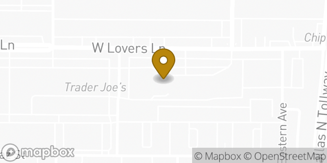 Map showing the location of The UPS Store in Dallas, TX 75209