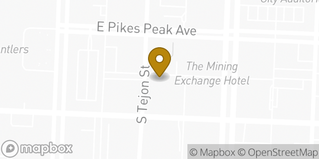 Map showing the location of Chipotle Mexican Grill in Colorado Springs, CO 80903