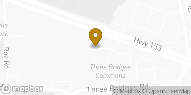 Map showing the location of Starbucks in Greenville, SC 29611