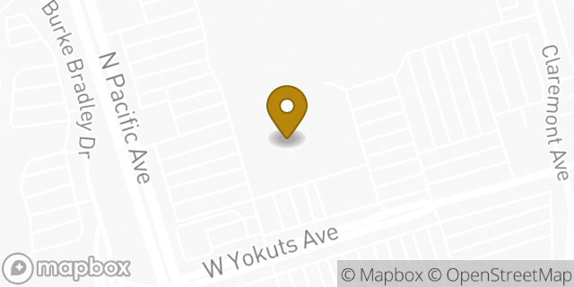 Map showing the location of Sunglass Hut at Macy's in Stockton, CA 95207