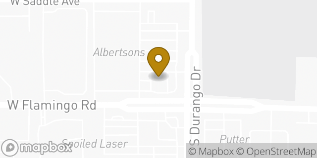 Map showing the location of Amazon Locker - Pawpaw in Las Vegas, NV 89147