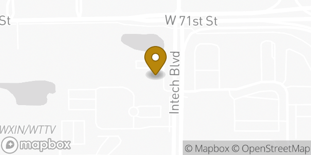 Map showing the location of KinderCare in Indianapolis, IN 46278