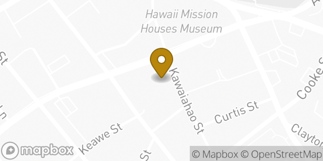 Map showing the location of Subway in Honolulu, HI