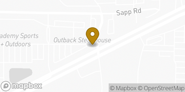 Map showing the location of Bank Of America in Greensboro, NC 27409