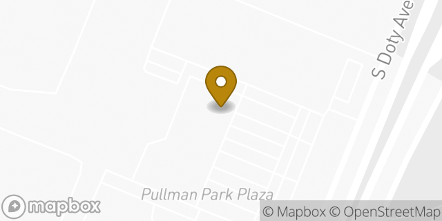 Map showing the location of Planet Fitness in Chicago, IL 60628