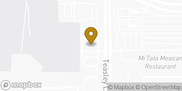Map showing the location of AutoZone in Denton, TX 76210