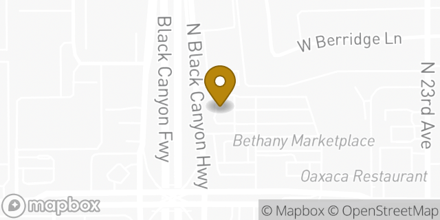 Map showing the location of Whataburger in Phoenix, AZ 85015