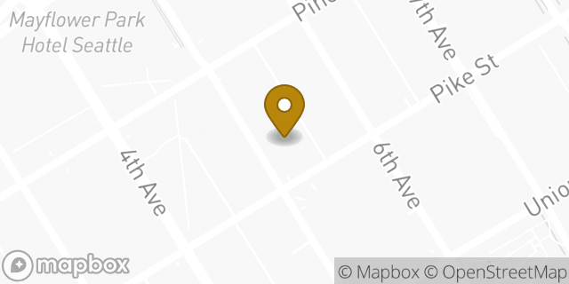 Map showing the location of Banana Republic in Seattle, WA 98101