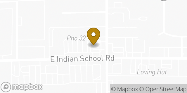 Map showing the location of Chase ATM in Phoenix, AZ 85016