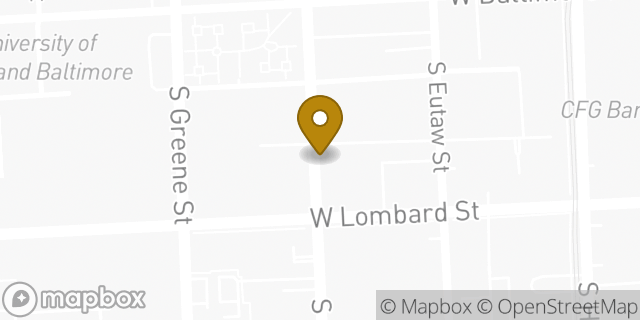 Map showing the location of 7-Eleven in Baltimore, MD 21201