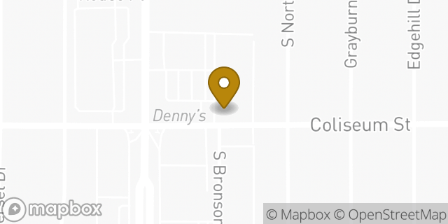 Map showing the location of Amazon Locker - Evert in Los Angeles, CA 90016