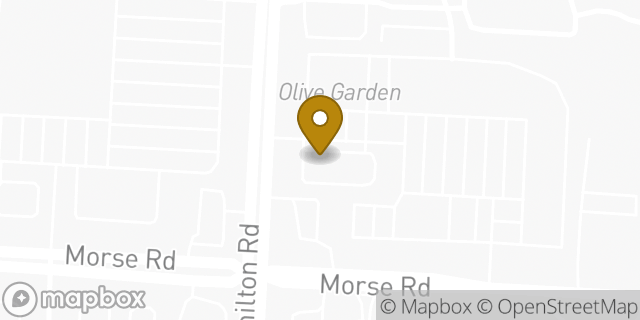 Map showing the location of McDonald's in Columbus, OH 43230