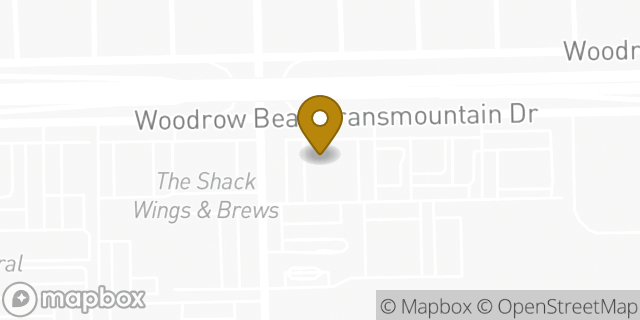 Map showing the location of Olive Garden in El Paso, TX 79924