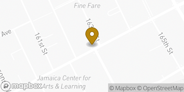 Map showing the location of Gap Factory in Jamaica, NY 11432