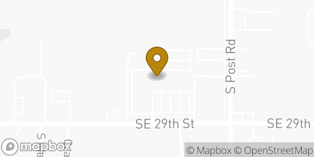 Map showing the location of ATM Casey's in Midwest City, OK 73110