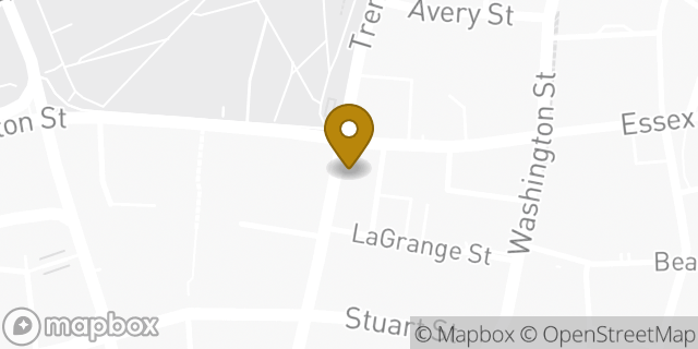 Map showing the location of The UPS Store in Boston, MA 02116