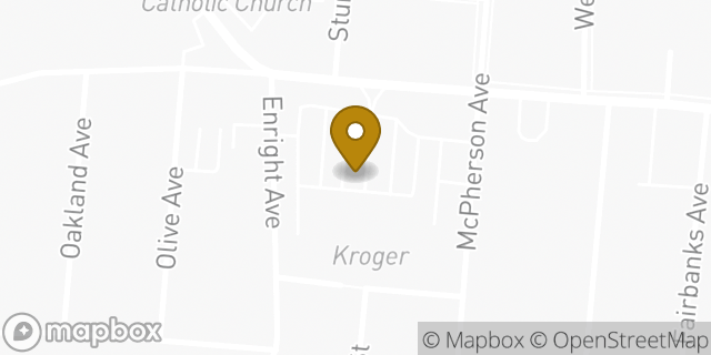 Map showing the location of ATM Kroger in Cincinnati, OH 45205