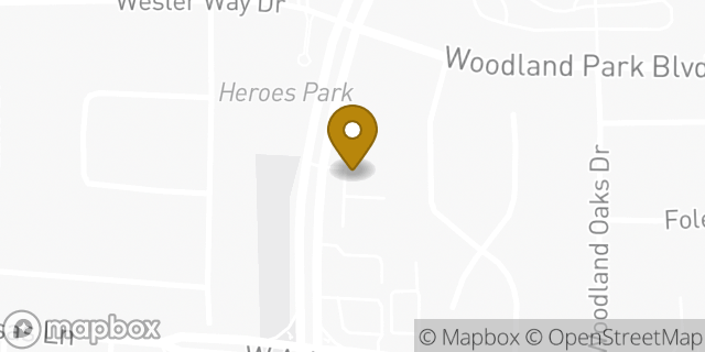 Map showing the location of Subway in Arlington, TX 76013