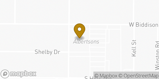 Map showing the location of Coinme in Fort Worth, TX 76109
