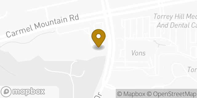 Map showing the location of The UPS Store in San Diego, CA 92130