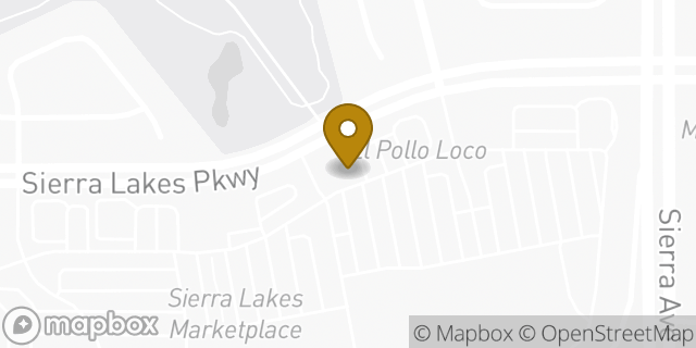 Map showing the location of OneMain Financial in Fontana, CA 92336