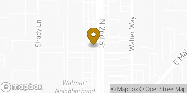 Map showing the location of Baskin-Robbins in El Cajon, CA 92021