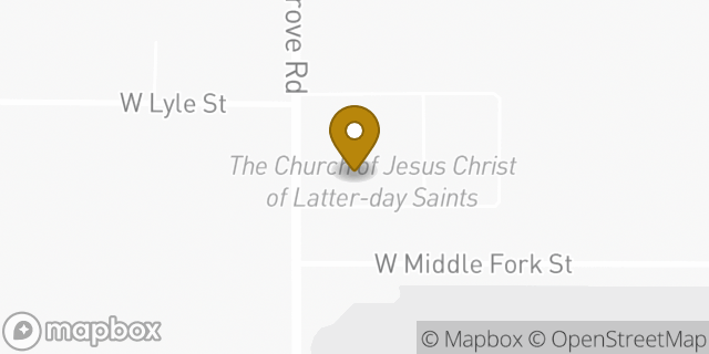 Map showing the location of The Church of Jesus Christ of Latter-day Saints in Boise, ID 83709