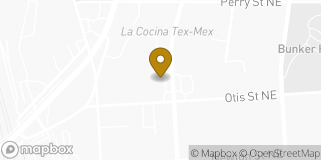 Map showing the location of Amazon Locker - Fortuna in Washington, DC 20017