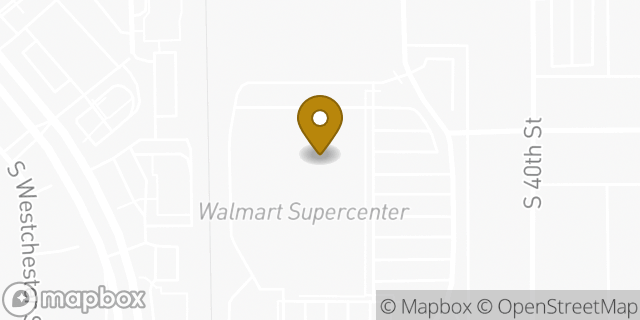 Map showing the location of Walmart Supercenter in West Milwaukee, WI 53215