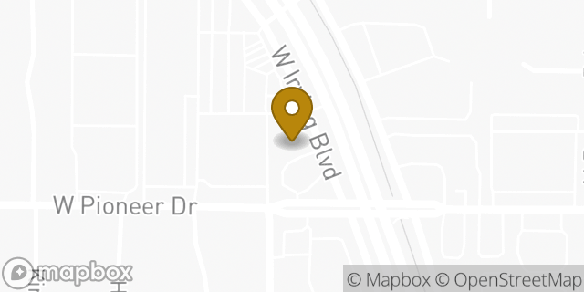 Map showing the location of AutoZone in Irving, TX 75061