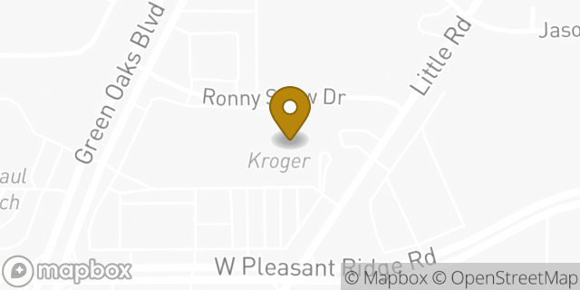 Map showing the location of ATM Kroger in Arlington, TX 76016