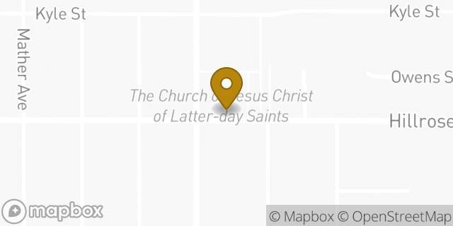 Map showing the location of The Church of Jesus Christ of Latter-day Saints in Sunland, CA 91040