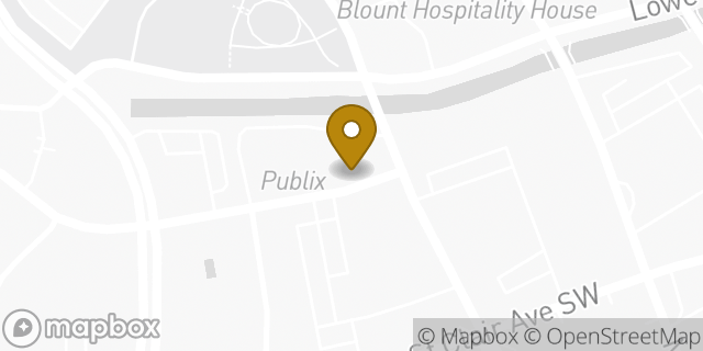 Map showing the location of The UPS Store in Huntsville, AL 35801