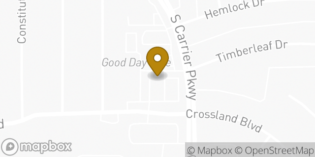 Map showing the location of Amazon Locker - Sorrow in Grand Prairie, TX 75052