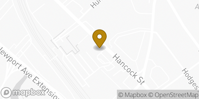 Map showing the location of McDonald's in Quincy, MA 02171