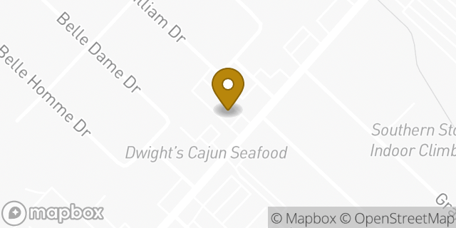 Map showing the location of Sonic Drive In in Lafayette, LA 70503