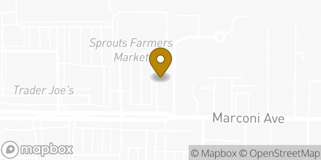 Map showing the location of Citibank in Sacramento, CA 95821
