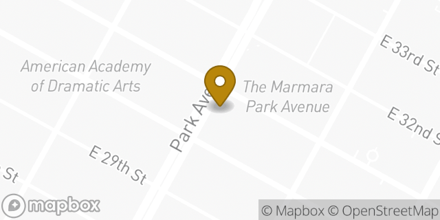 Map showing the location of Buffalo Wild Wings in New York, NY 10016