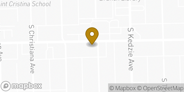 Map showing the location of HOTWORX-Chicago, IL - Mt Greenwood in Chicago, IL 60655