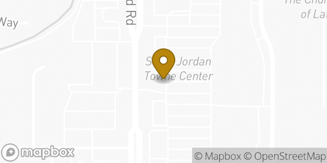 Map showing the location of Subway in South Jordan, UT 84095