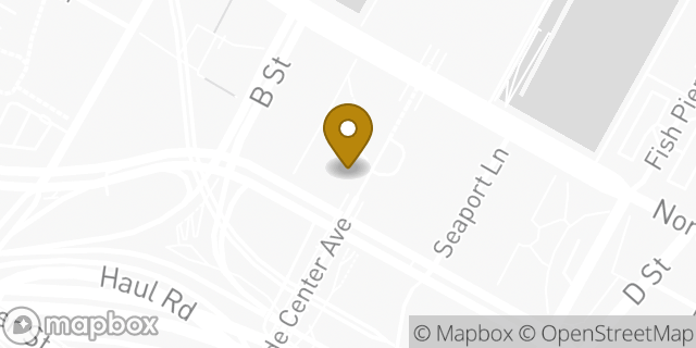 Map showing the location of Bright Horizons at Seaport in Boston, MA 02210