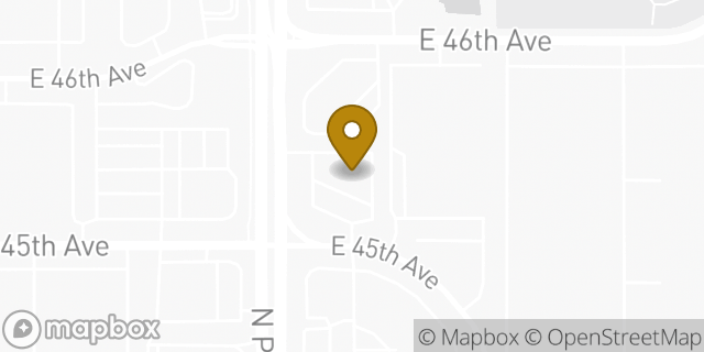 Map showing the location of 7-Eleven in Denver, CO 80239