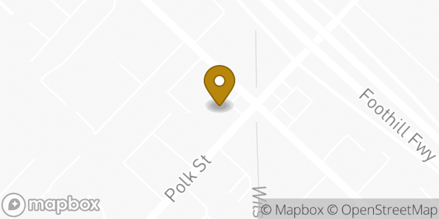 Map showing the location of Amazon Locker - Chimpanzee in Sylmar, CA 91342