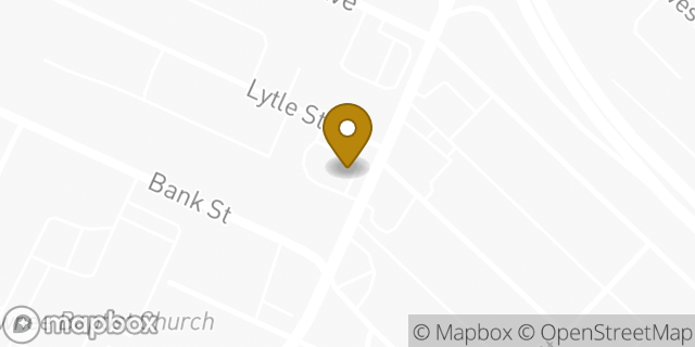 Map showing the location of McDonald's in Louisville, KY 40203