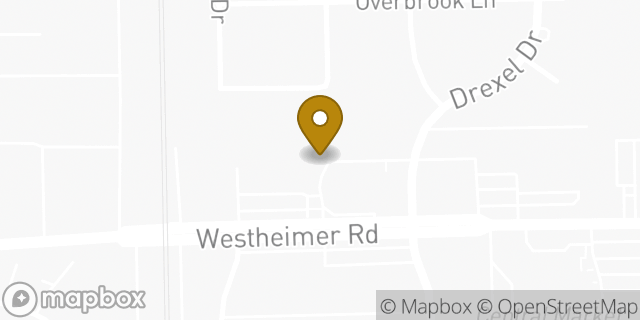 Map showing the location of YETI in Houston, TX 77027